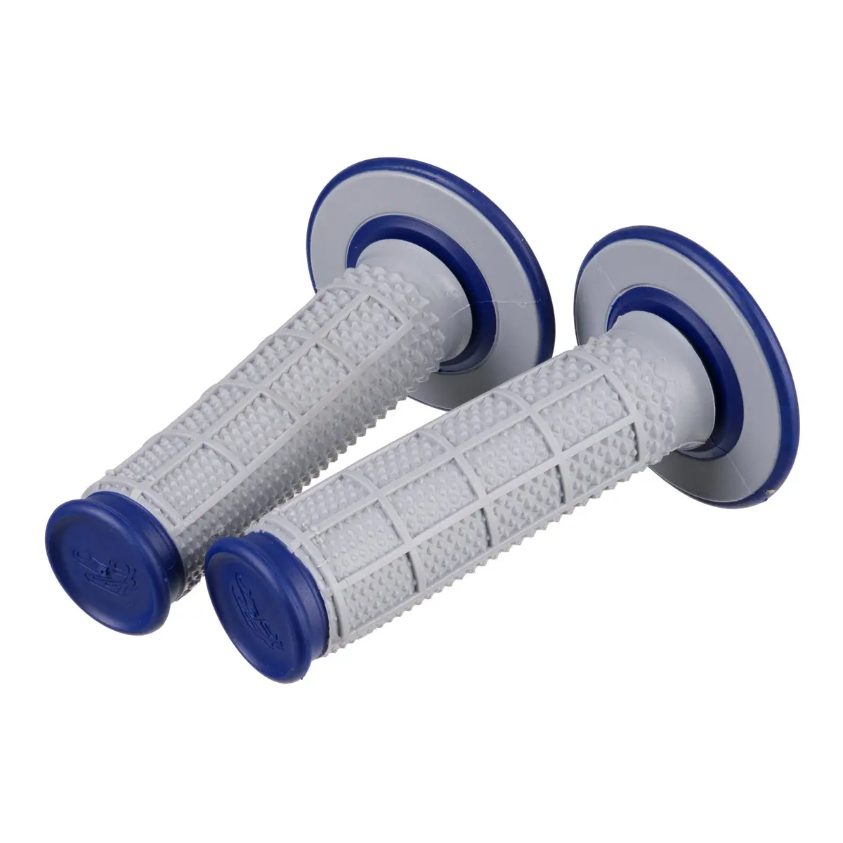 Renthal Dl Mx Handlebar Grips Tapered Diameter / Half Waffle - Blue 1