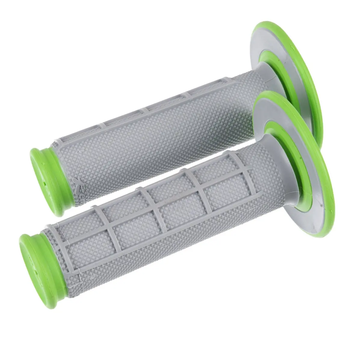Renthal Dl Mx Dual Handlebar Grips Diamond / Waffle - Green 1