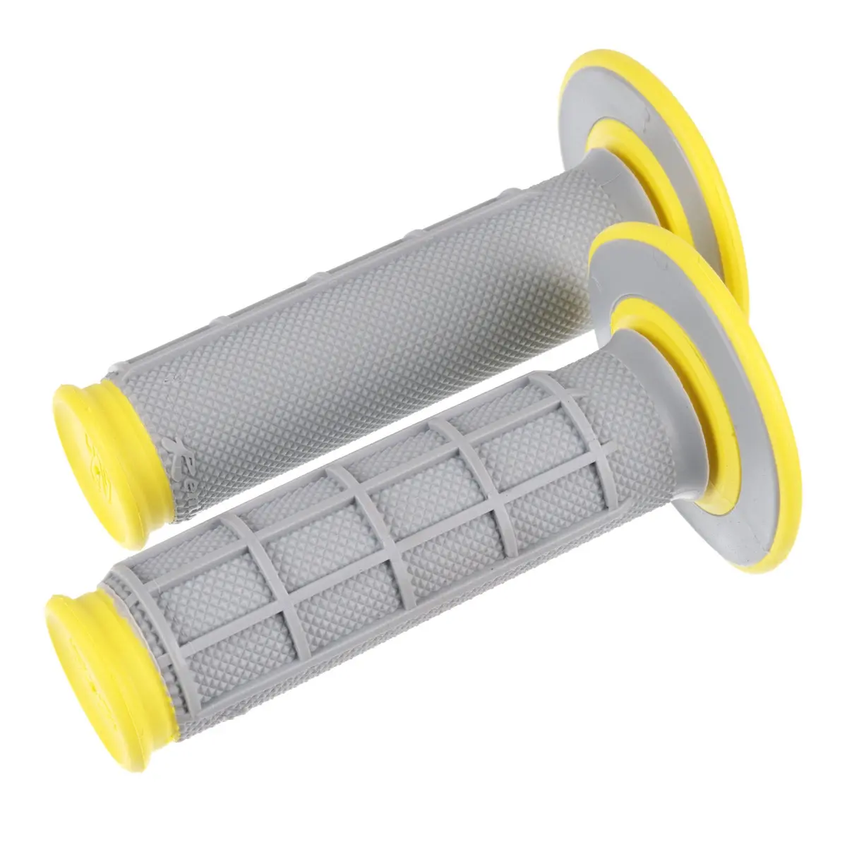 Renthal Dl Mx Dual Handlebar Grips Diamond / Waffle - Yellow 1
