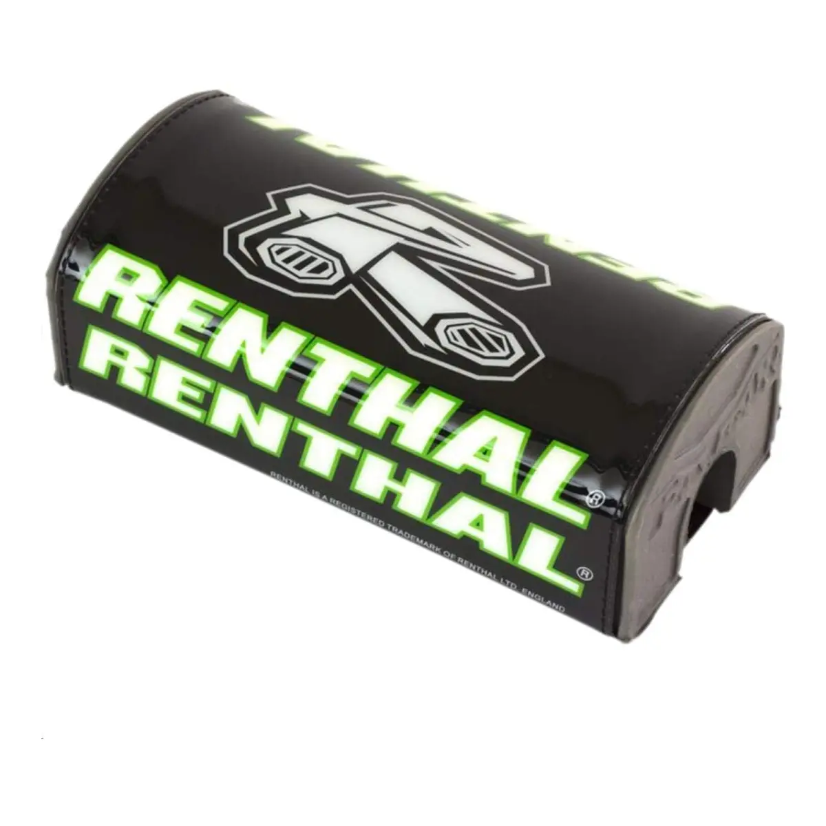 Renthal Handlebar Pad Fatbar Pad - Black / Green / White 1