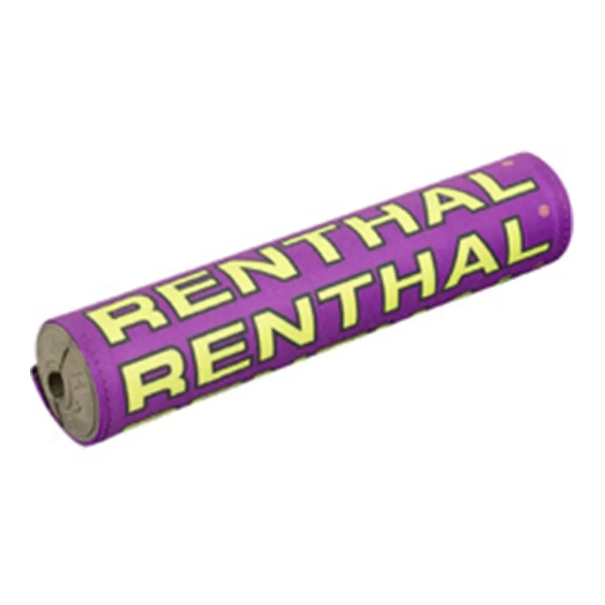 Renthal Sx Handlebar Pad 10In - Purple / Yellow Retro 1
