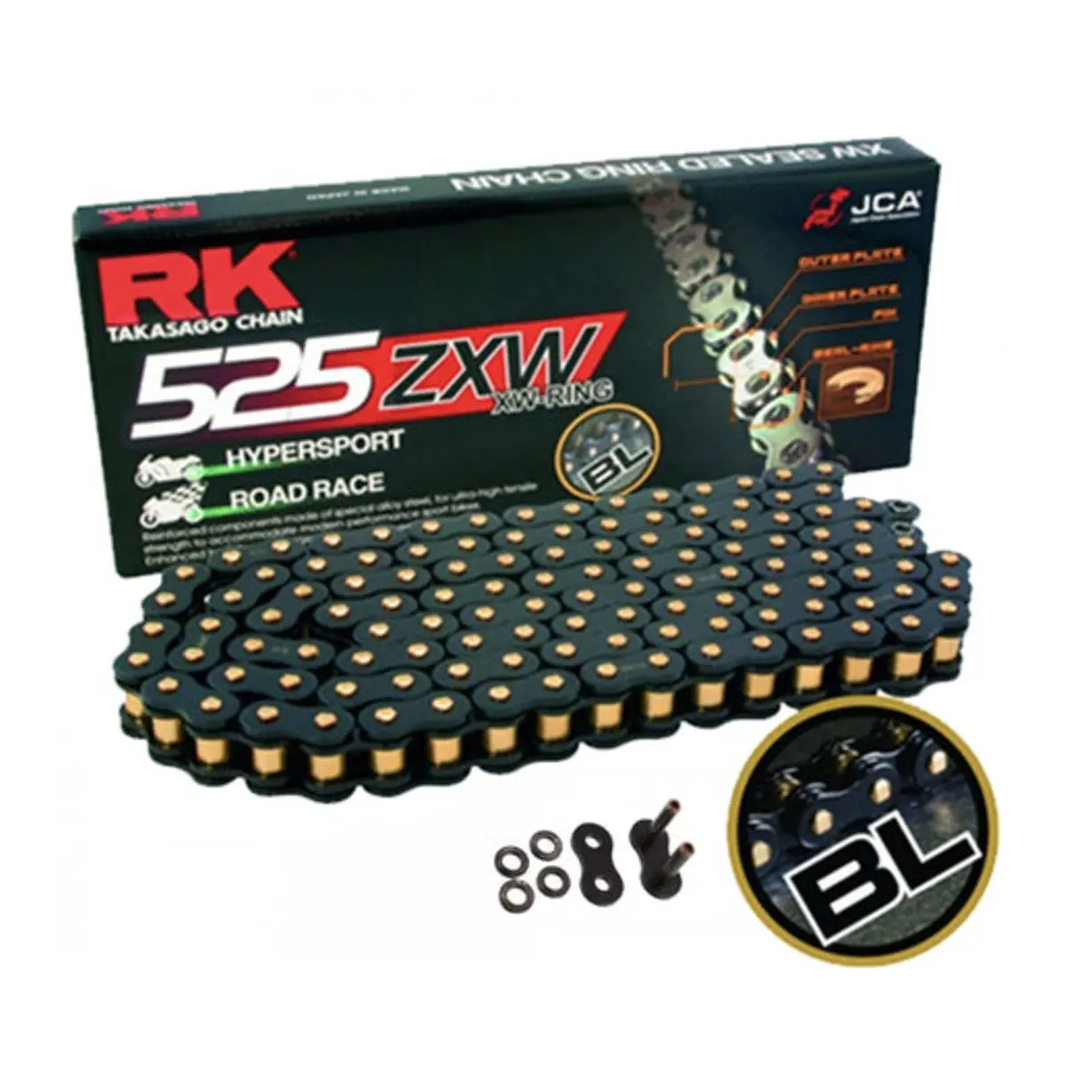 Rk 525Zxw Xw-Ring Chain - Black 1