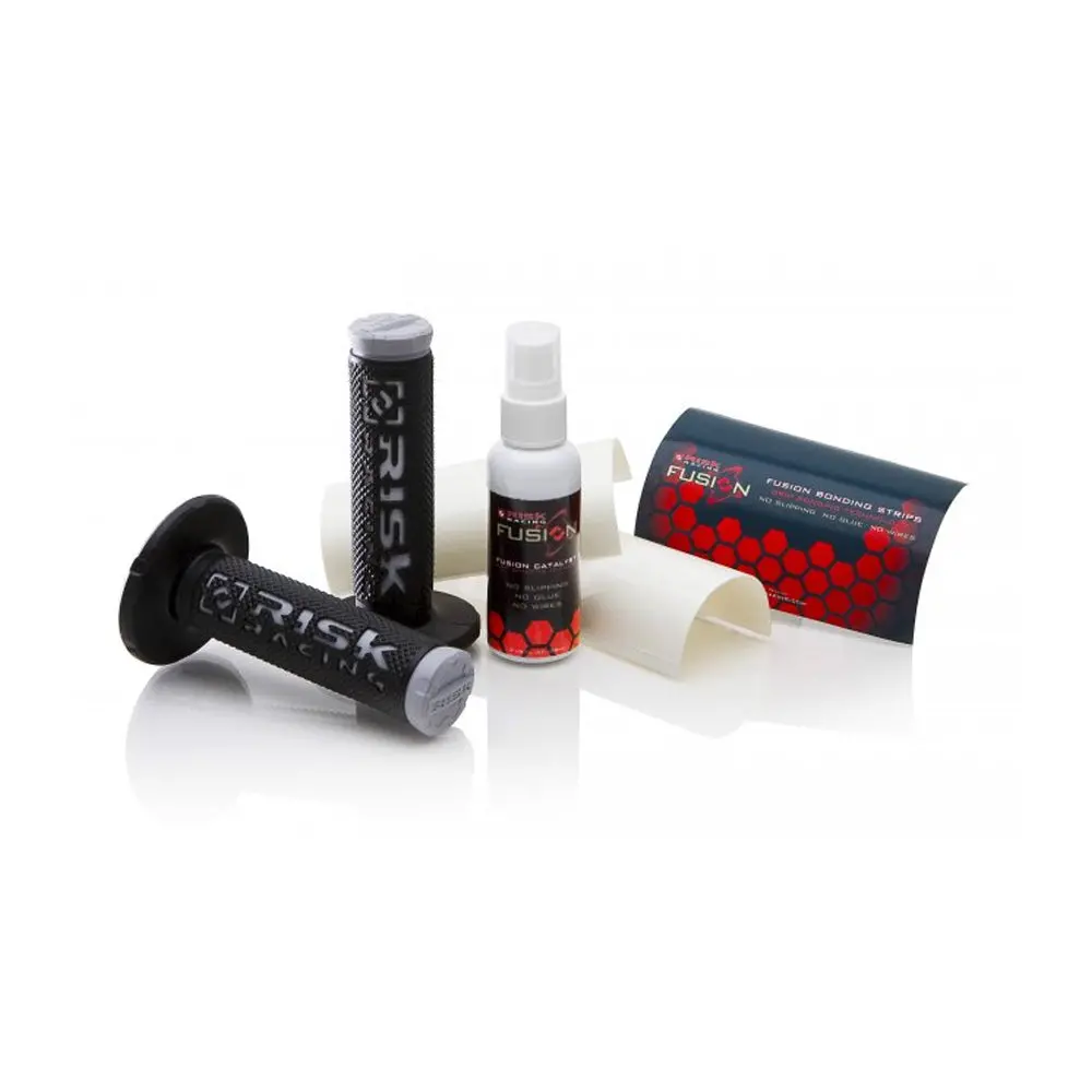 Handlebar Grips Risk Racing Ergo Black Grey 1