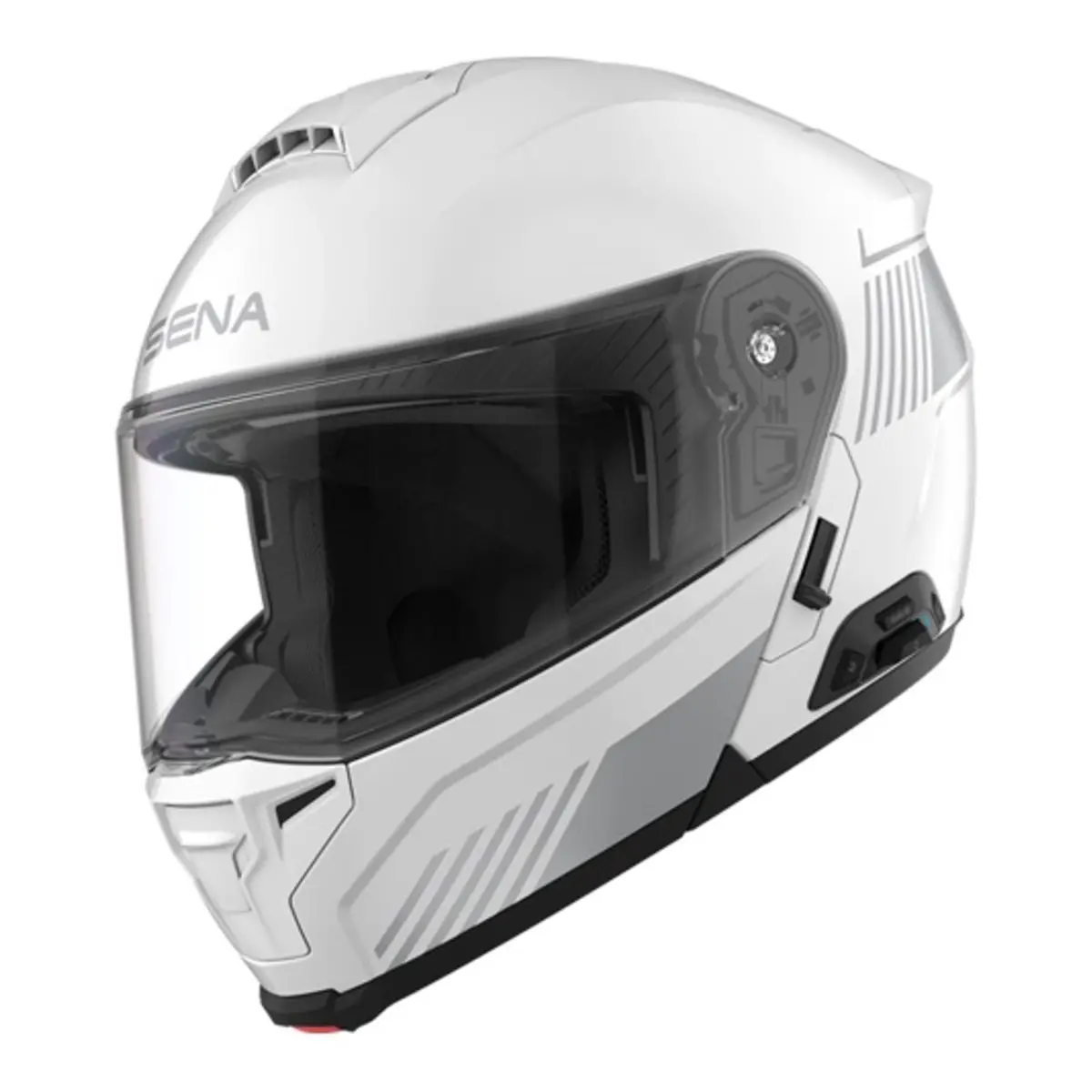 Sena Specter Smart Modular Touring Helmet - Gloss White 1
