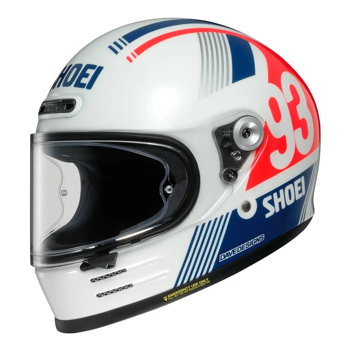 Shoei Glamster Helmet - Mm93 Retro Tc10 1