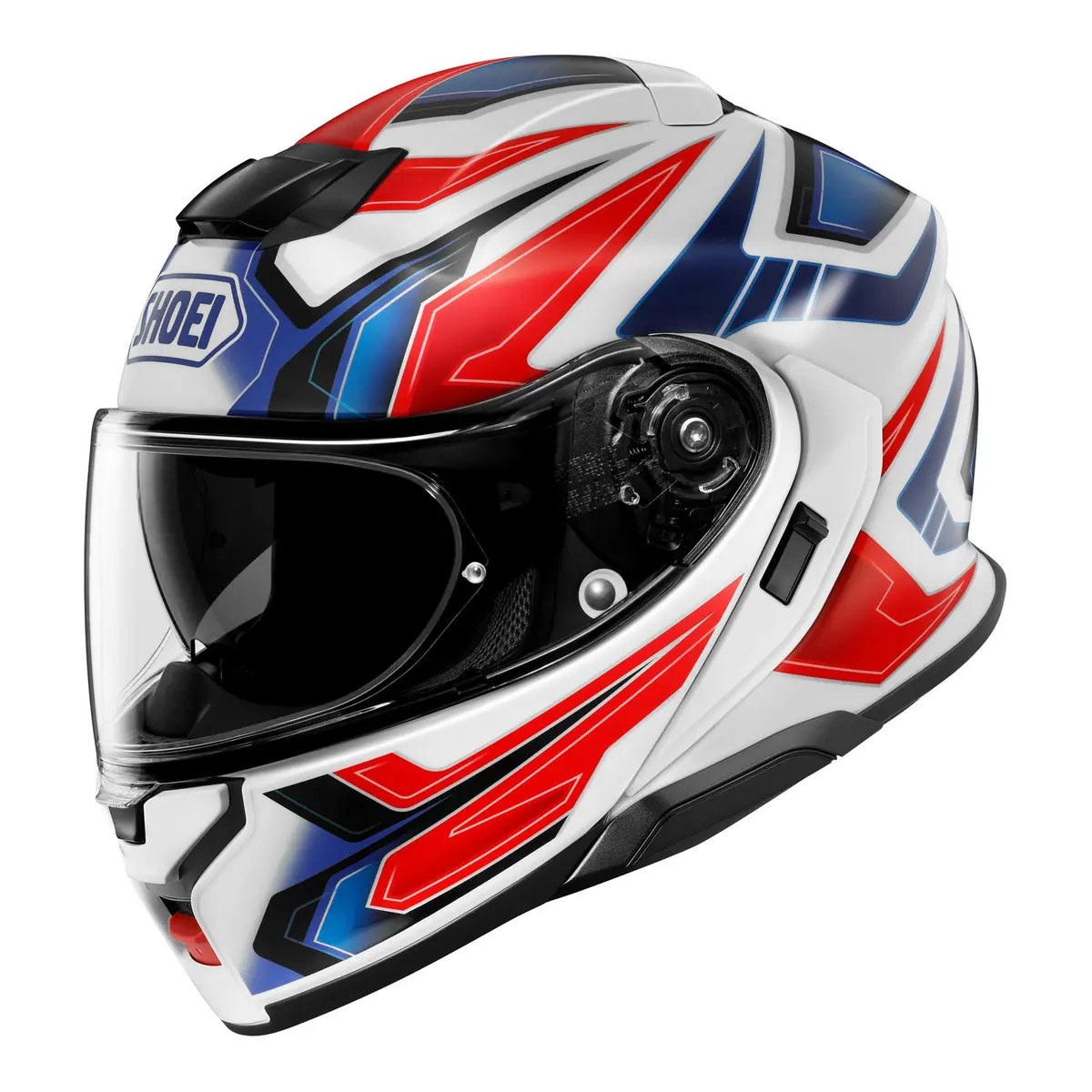 Shoei Neotec 3 Helmet Anthem Tc-10 - White / Red / Blue 1