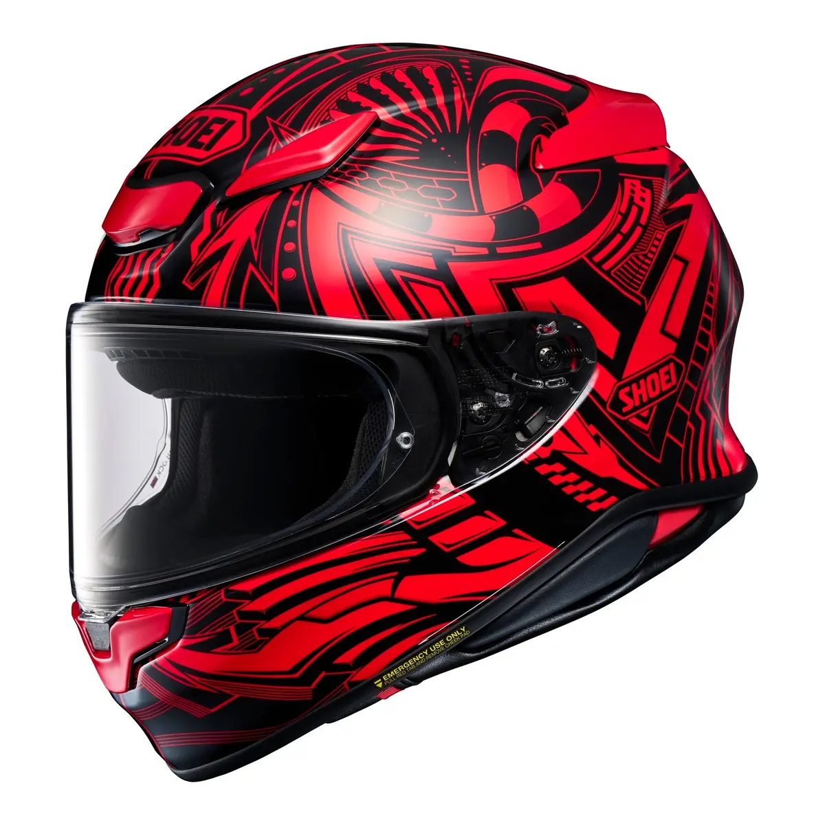 Shoei Nxr2 Helmet - Beaut Tc1 White / Black / Red 1