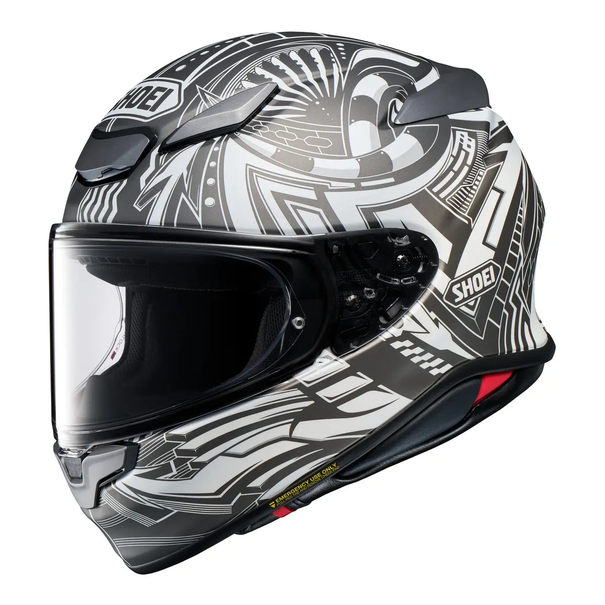 Shoei Nxr2 Helmet - Beaut Tc6 Black / White / Silver 1