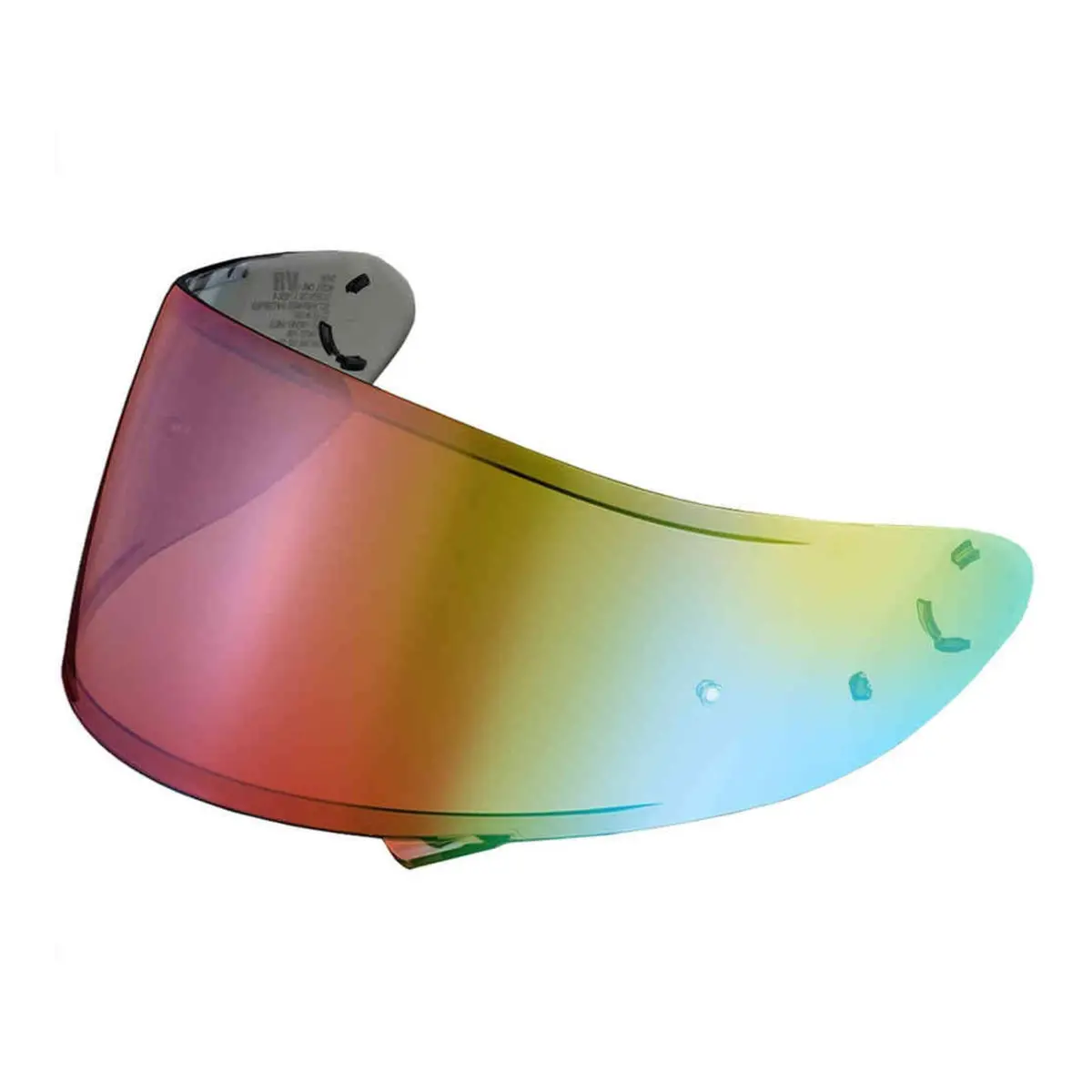 Shoei Visor Nxr Ryd (X-Spirit 3 Cwr-1) With Pin - Spectra Rainbow 1