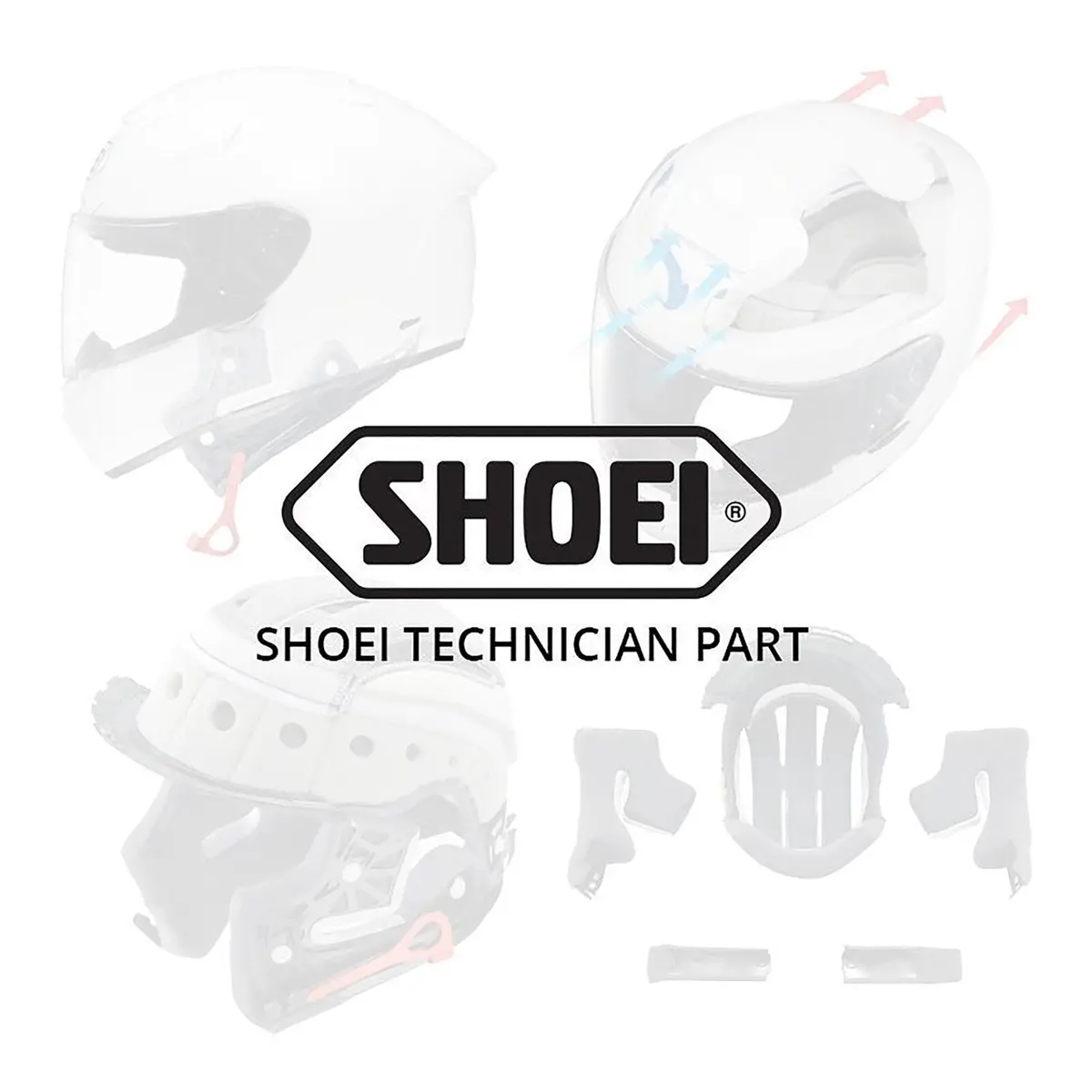Shoei Xr1100 Rr Top Vents - Light Silver 1