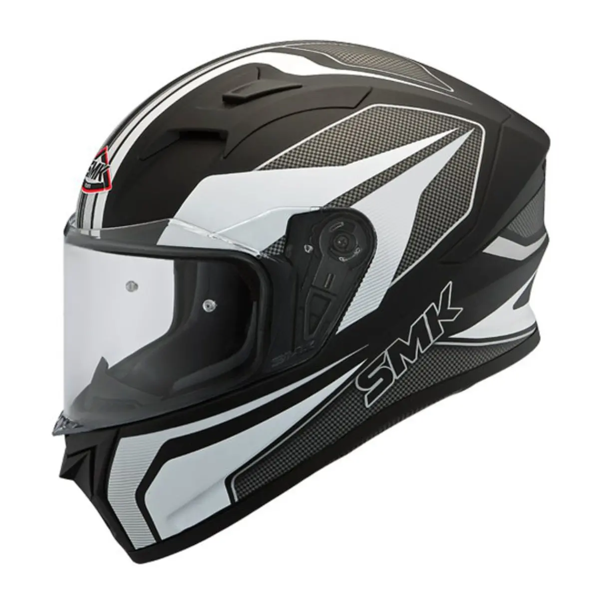 Smk Stellar Dynamo Helmet - Matte Black / White / Grey 1