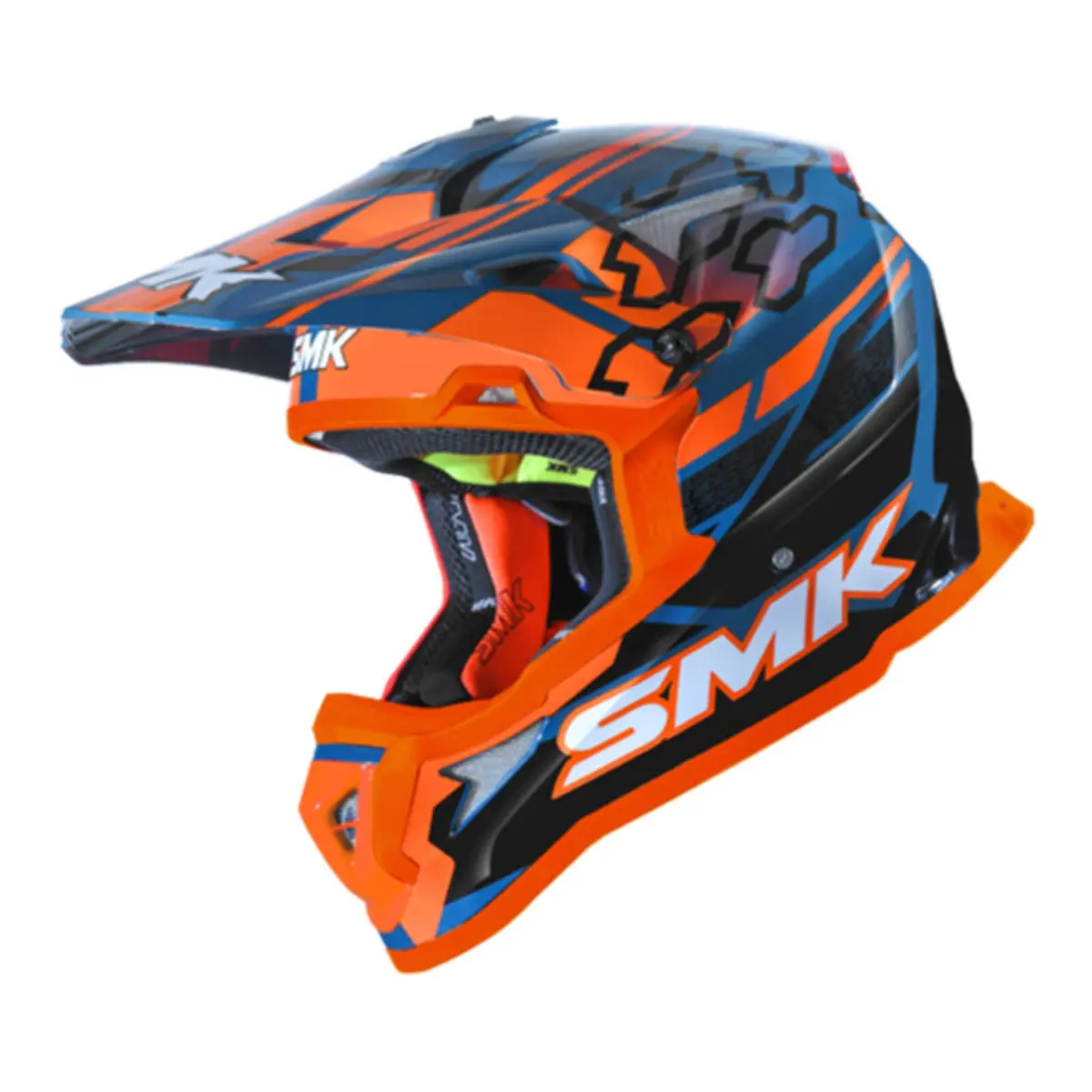 Smk Allterra Helmet - Tribou Blue / Orange 1
