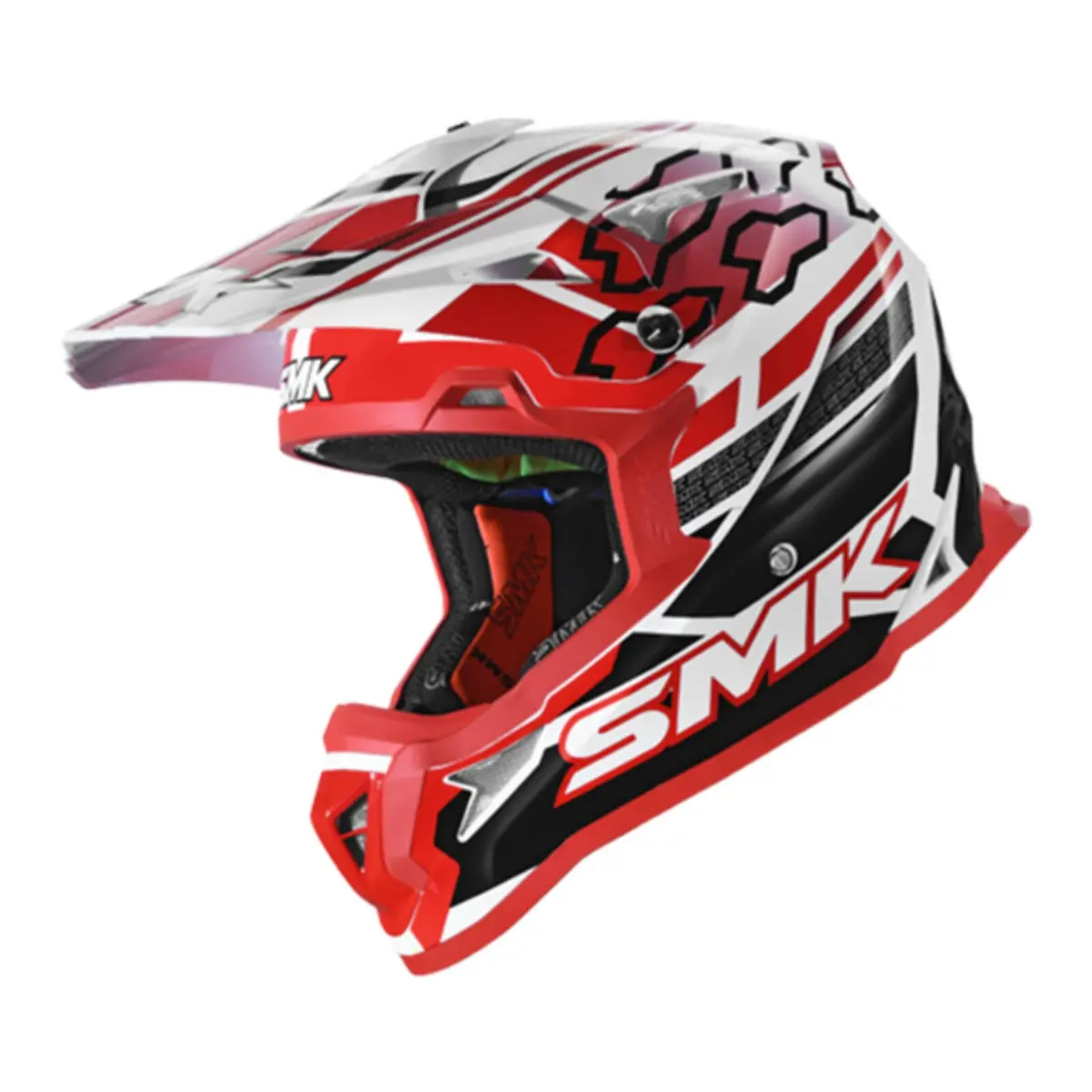 Smk Allterra Helmet - Tribou White / Black / Red 1