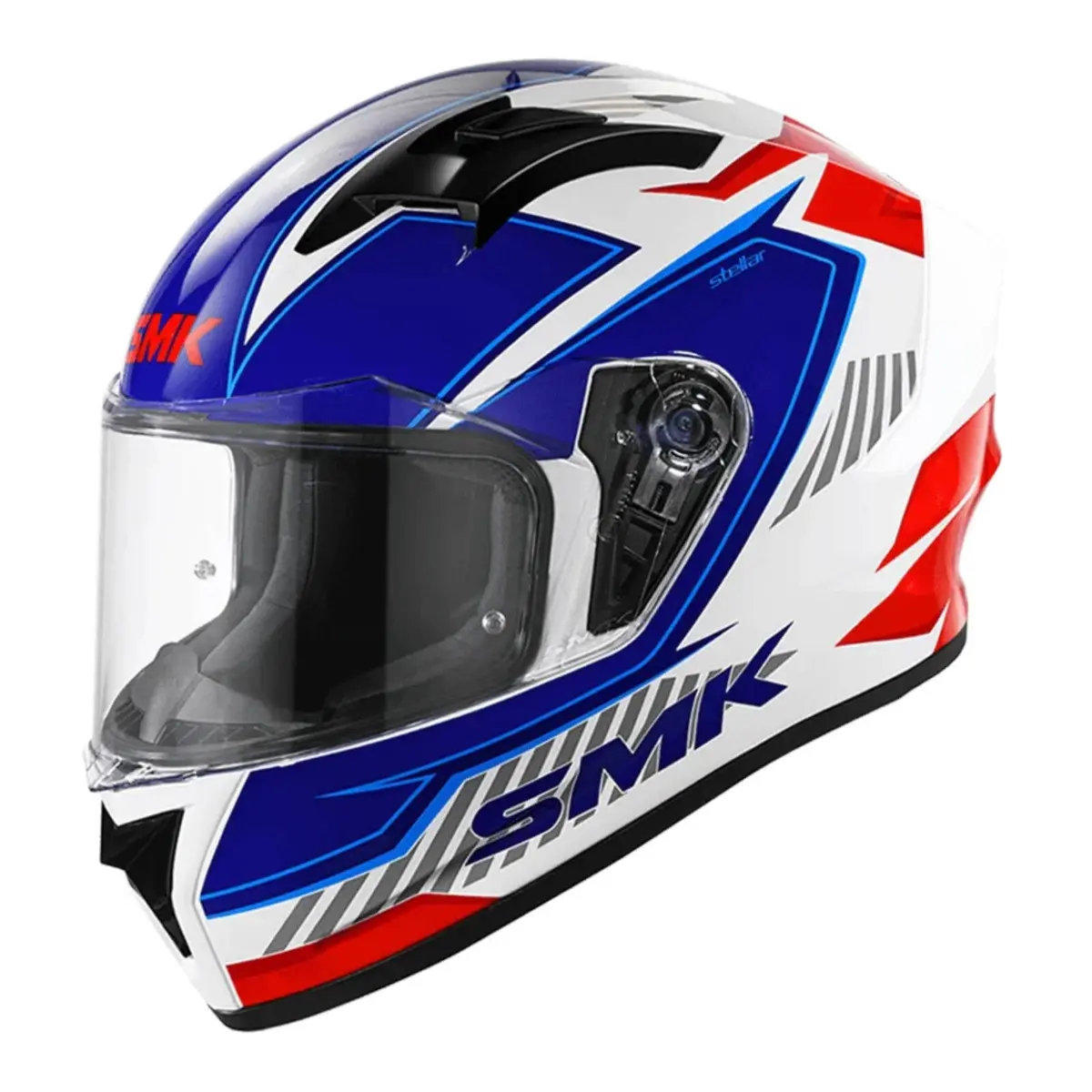 Smk Stellar Adox Helmet - White / Red / Blue 1
