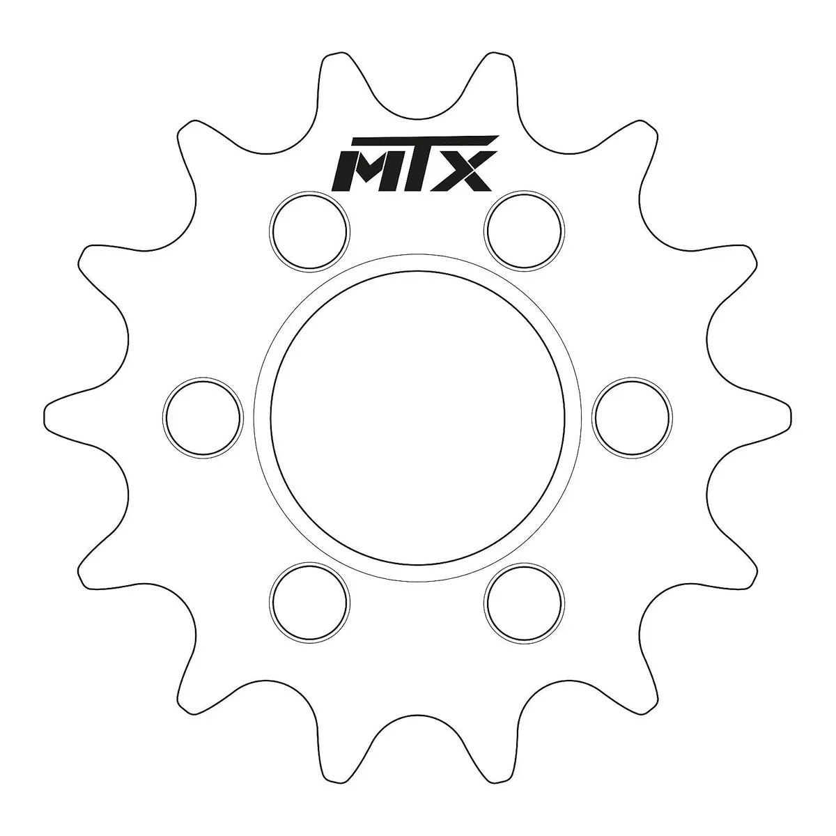Mtx Steel Front Sprocket #420 (14T) 1