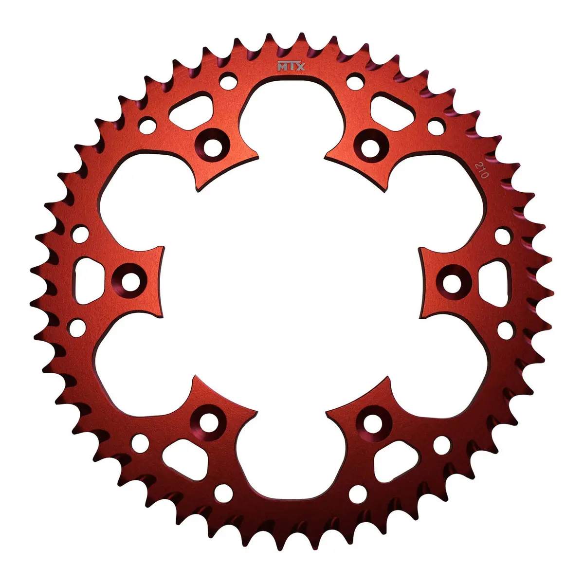 Mtx 210 Zero Aluminium Rear Sprocket #520 - Red 1