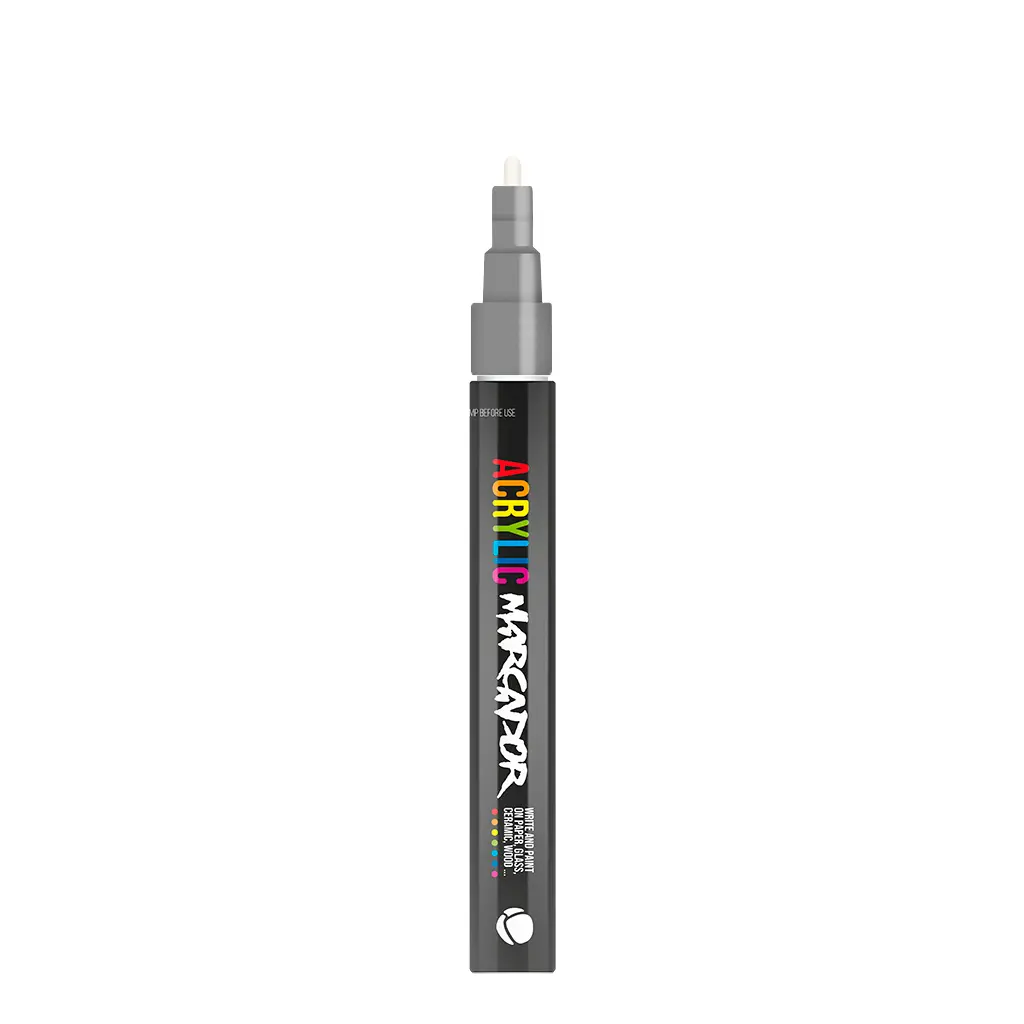 Mtn Acrylic Marcador 1Mm - Silver 1