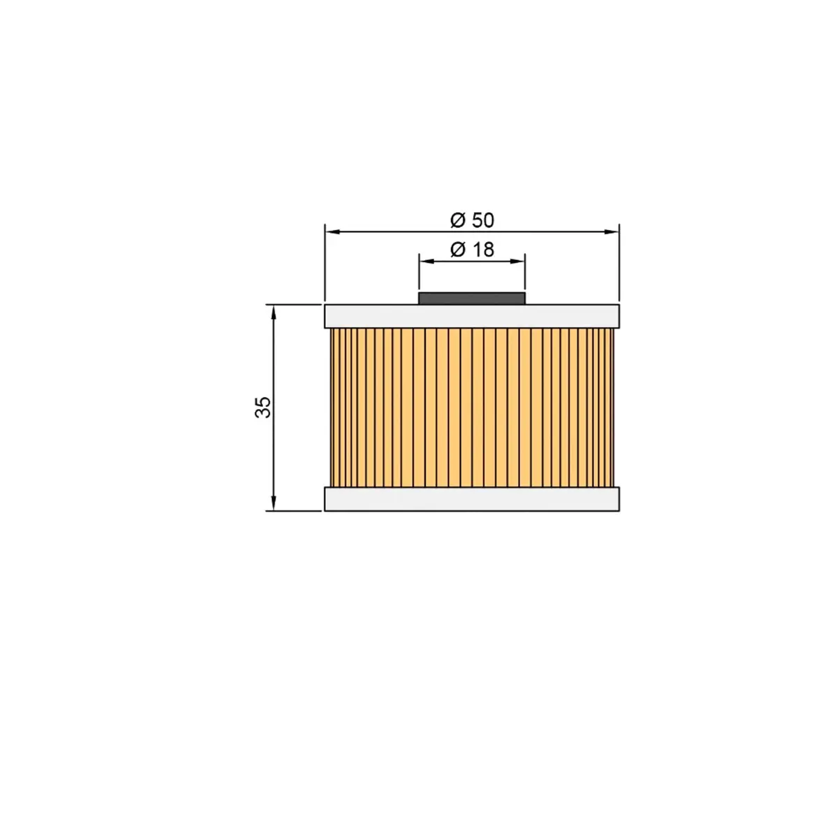 Twin Air Oil Filter Honda Xr / Xl / Trx250 / 350 / 450 / 500 / 650 / 700 1