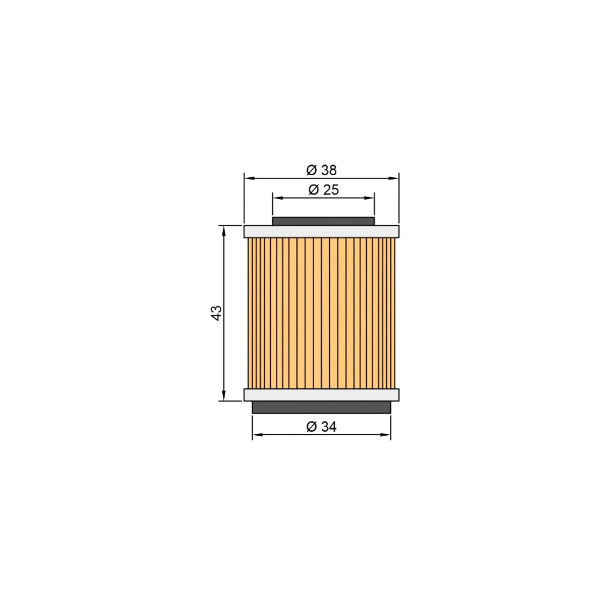 Twin Air Oil Filter Yamaha Ttr / Yfm / Ytm / Tw / Xt 1