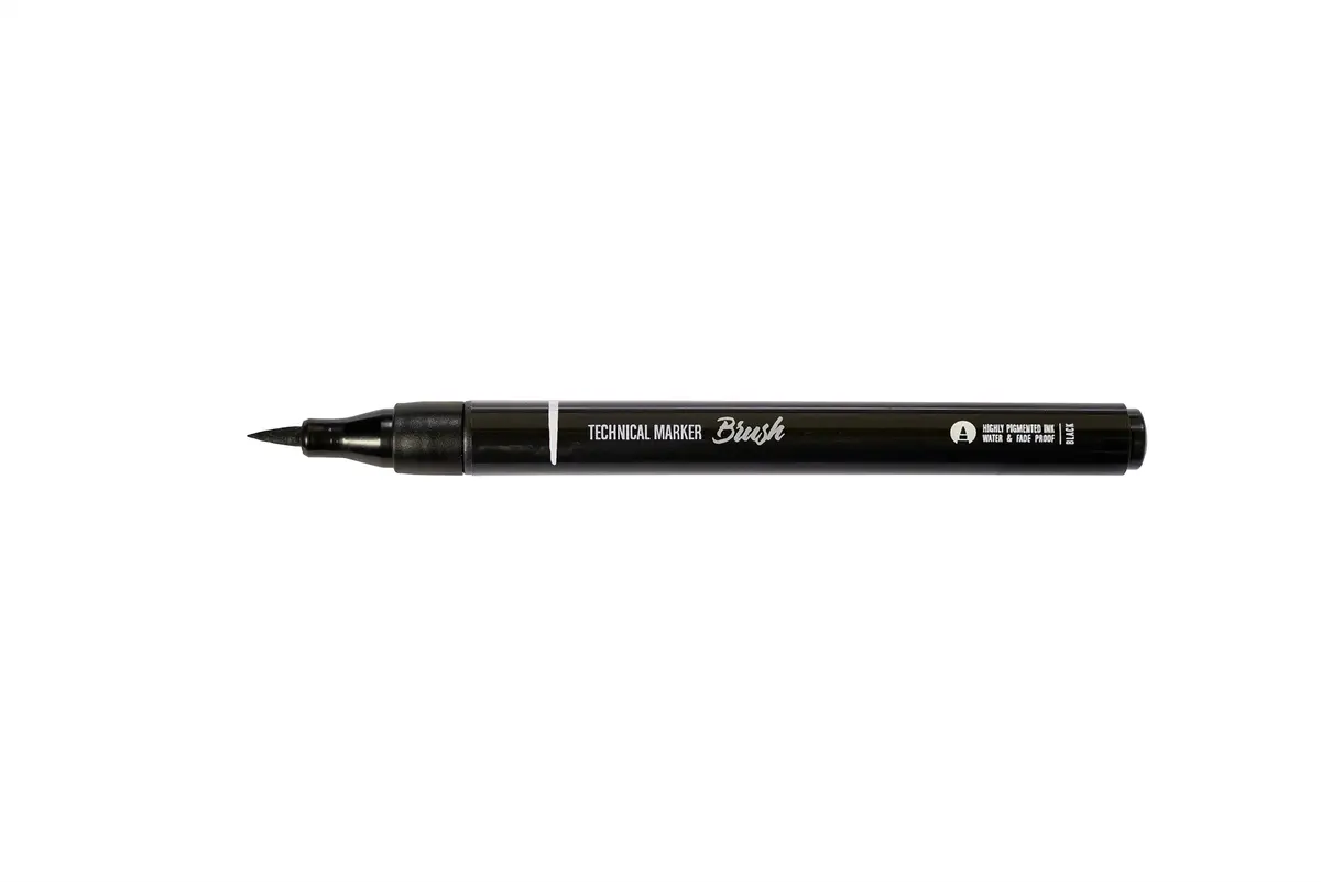 Mtn Technical Marker Brush - Black 1