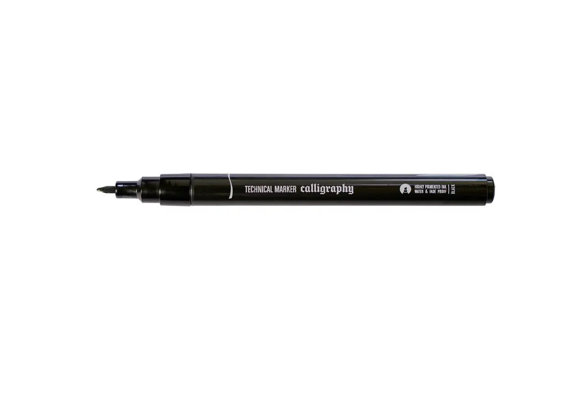 Mtn Technical Marker Calligraphy - Black 1