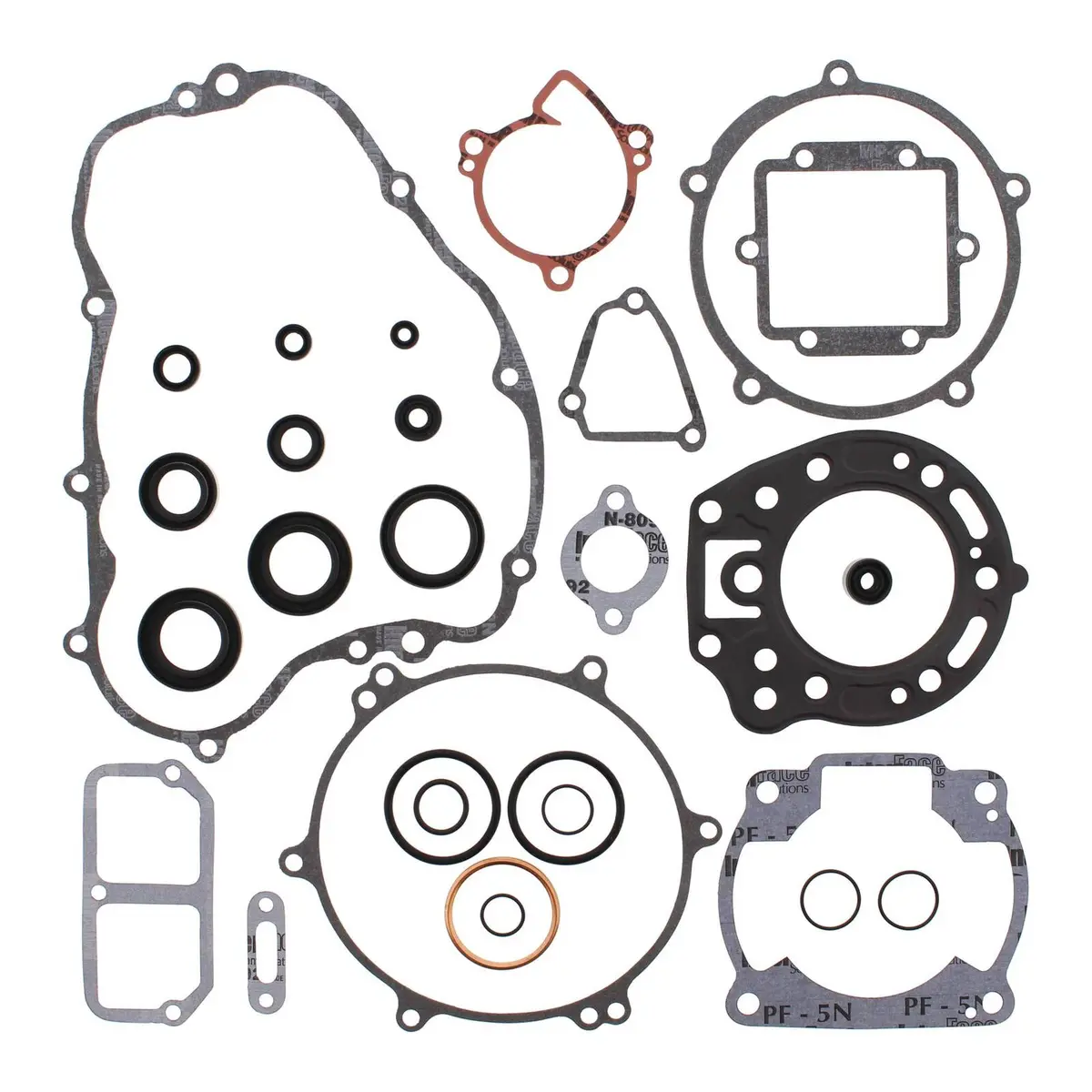Vertex Complete Gasket Set With Oil Seals Kawasaki - Kdx200e 1