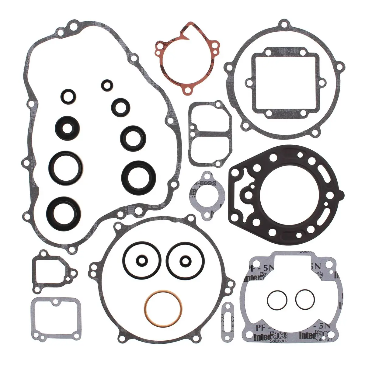 Vertex Complete Gasket Set With Oil Seals Kawasaki 1