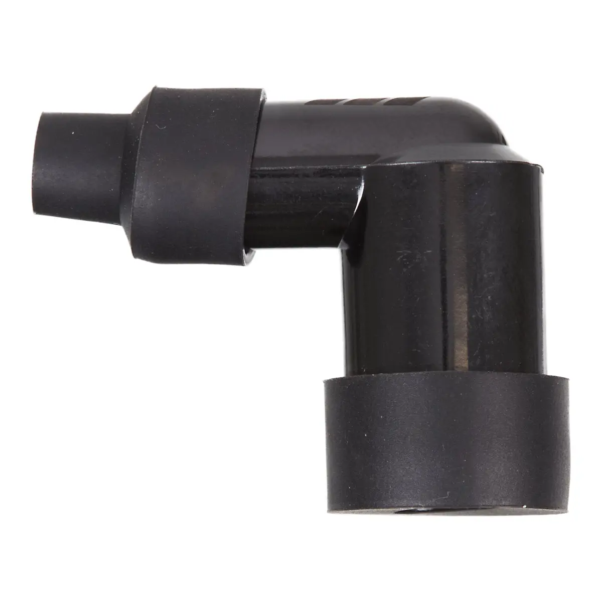Whites Spark Plug Cap – Replaces Lzfh – Right Angle – Black 1