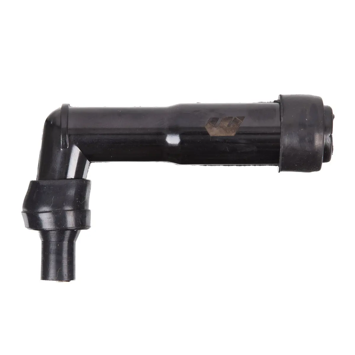 Whites Spark Plug Cap – Replaces Xb05f – Long Right Angle – Black 1
