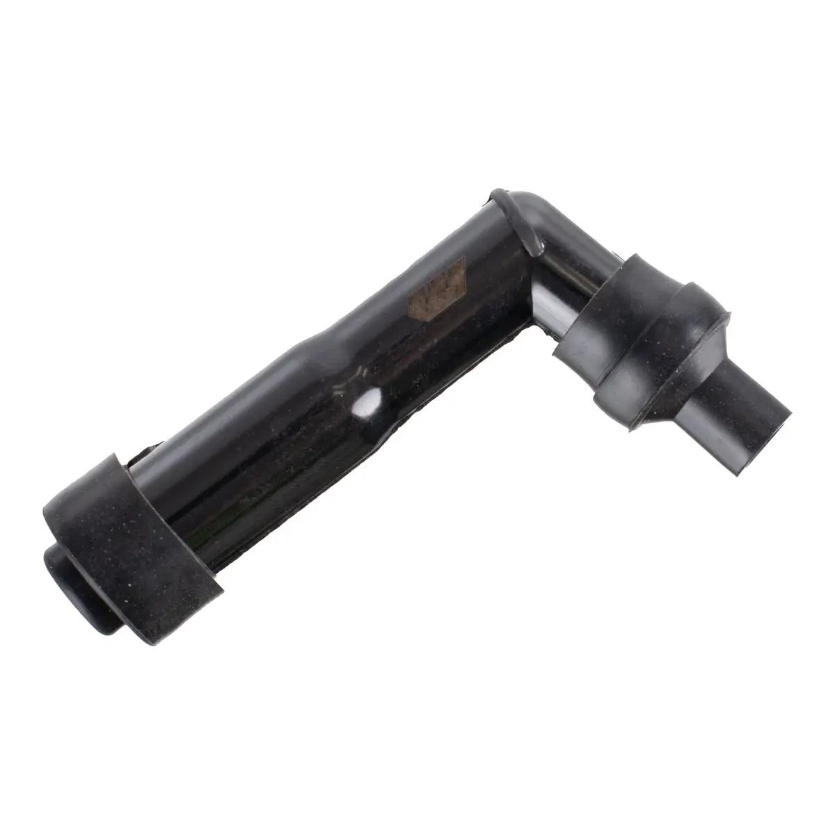 Whites Spark Plug Cap (Replaces Xz05f) Long Right Angle - Black 1