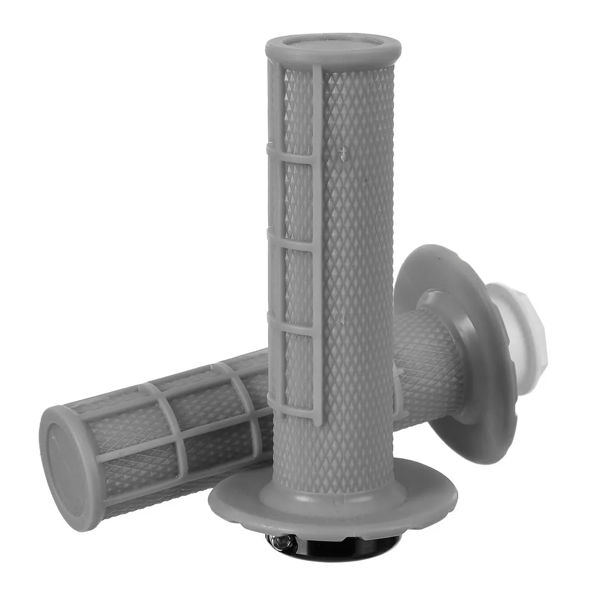 Whites Lock On Grips - Half Waffle - Grey (With 6 Cams) 1