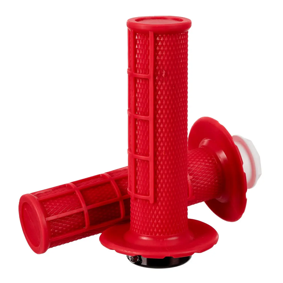 Whites Lock On Grips - Half Waffle - Red (With 6 Cams) 1
