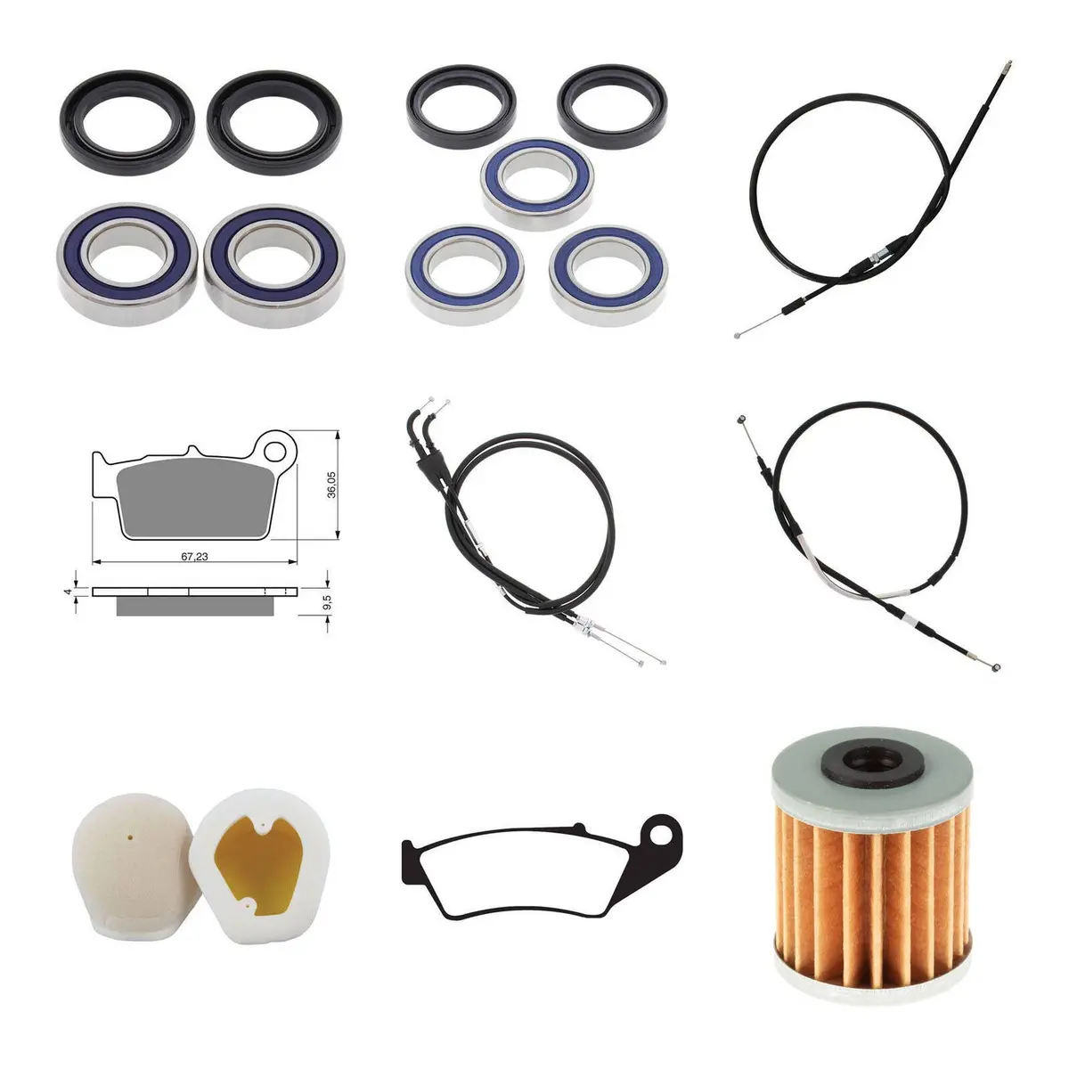 Offroad Refurb Kit - Kawasaki Kx250f '05 1