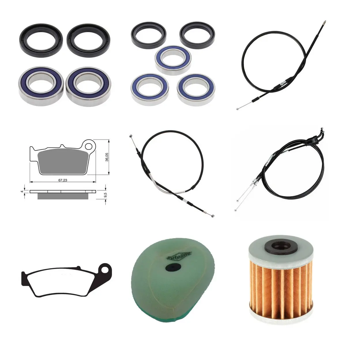 Offroad Refurb Kit - Kawasaki Kx250f '06-'08 1