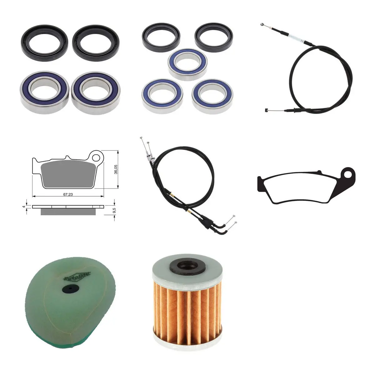 Offroad Refurb Kit - Kawasaki Kx250f '11-'12 1