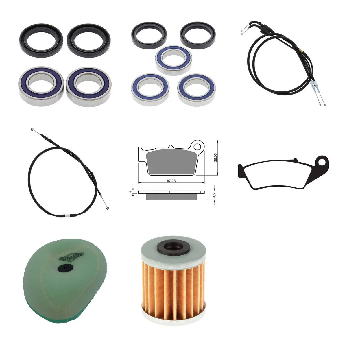 Offroad Refurb Kit - Kawasaki Kx250f '13-'16 1