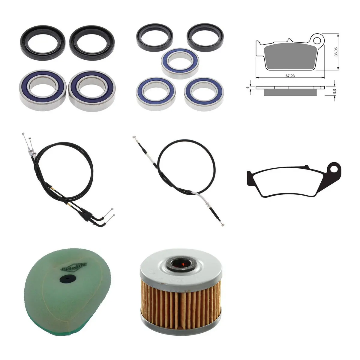 Offroad Refurb Kit - Kawasaki Kx450f '09-'12 1