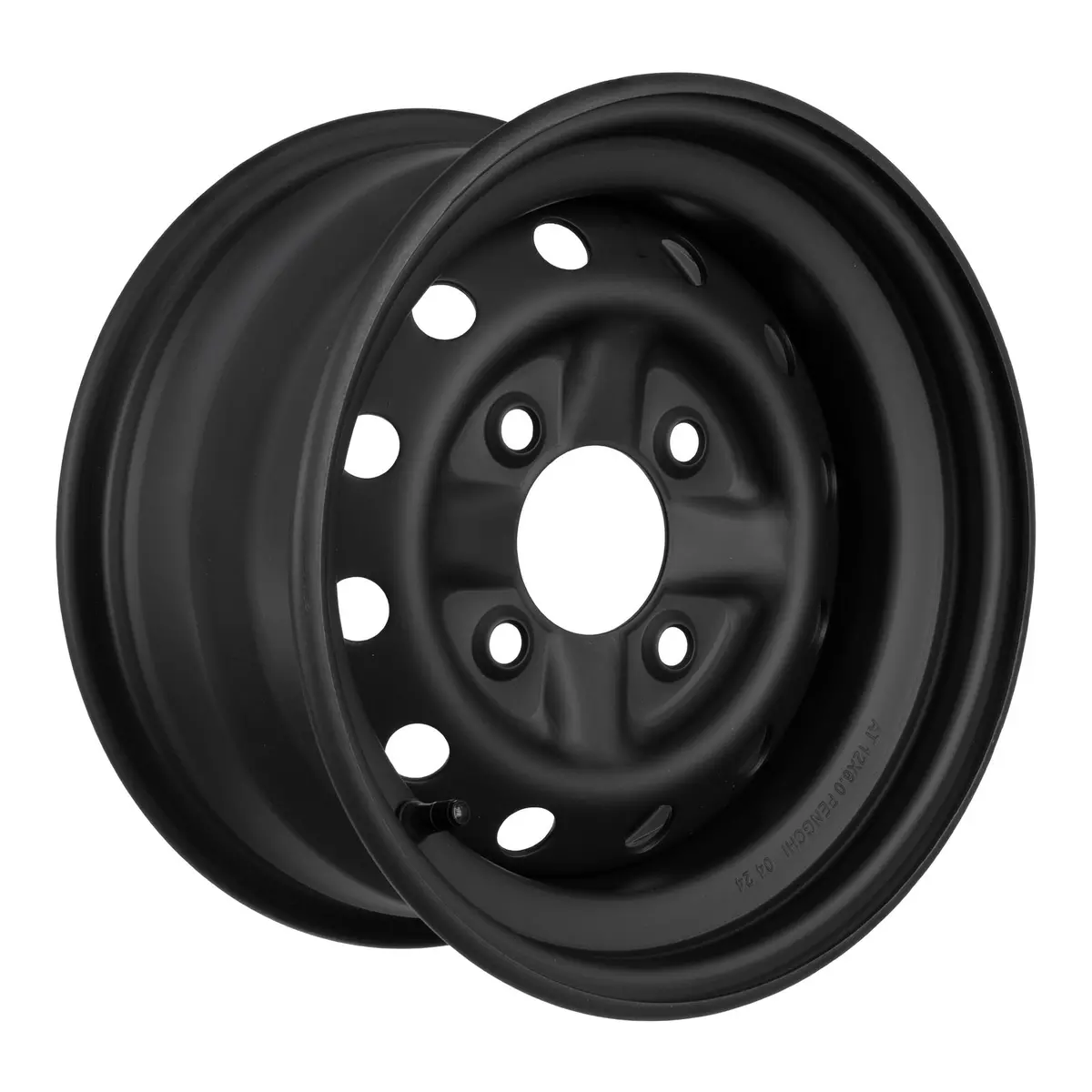 Whites Atv/Utv Steel Rim 12X6 Cf-Moto Front 4/110 +15 - Black 1