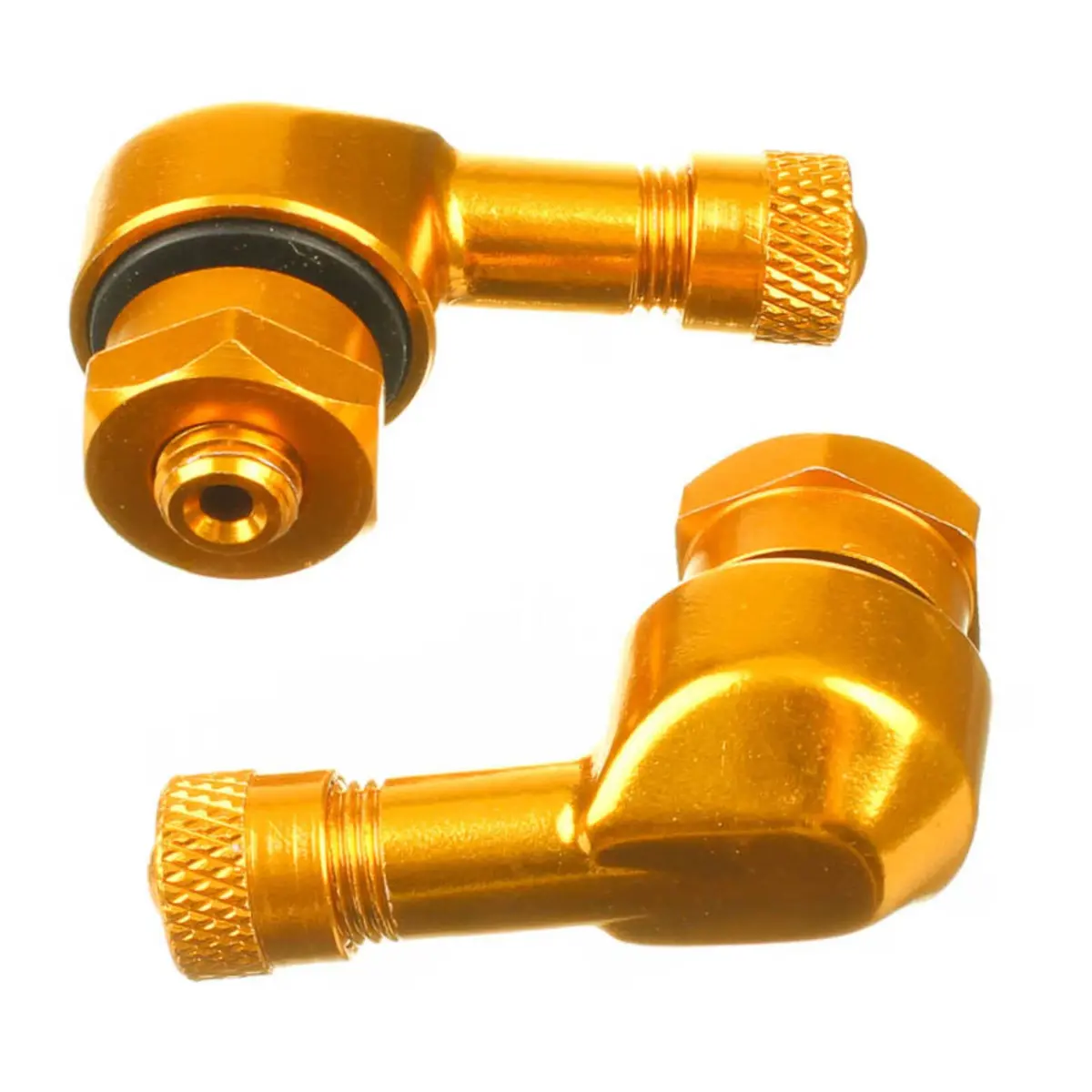 Whites 90 Degree Alloy Valves 8.3Mm (Euro/Yam) - Gld (Pair) 1