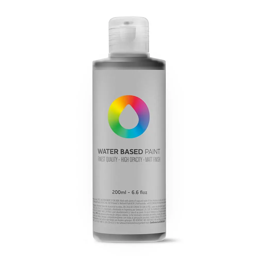 Mtn Water Based Paint Refill - 200Ml - Rv9011 Carbon Black 1