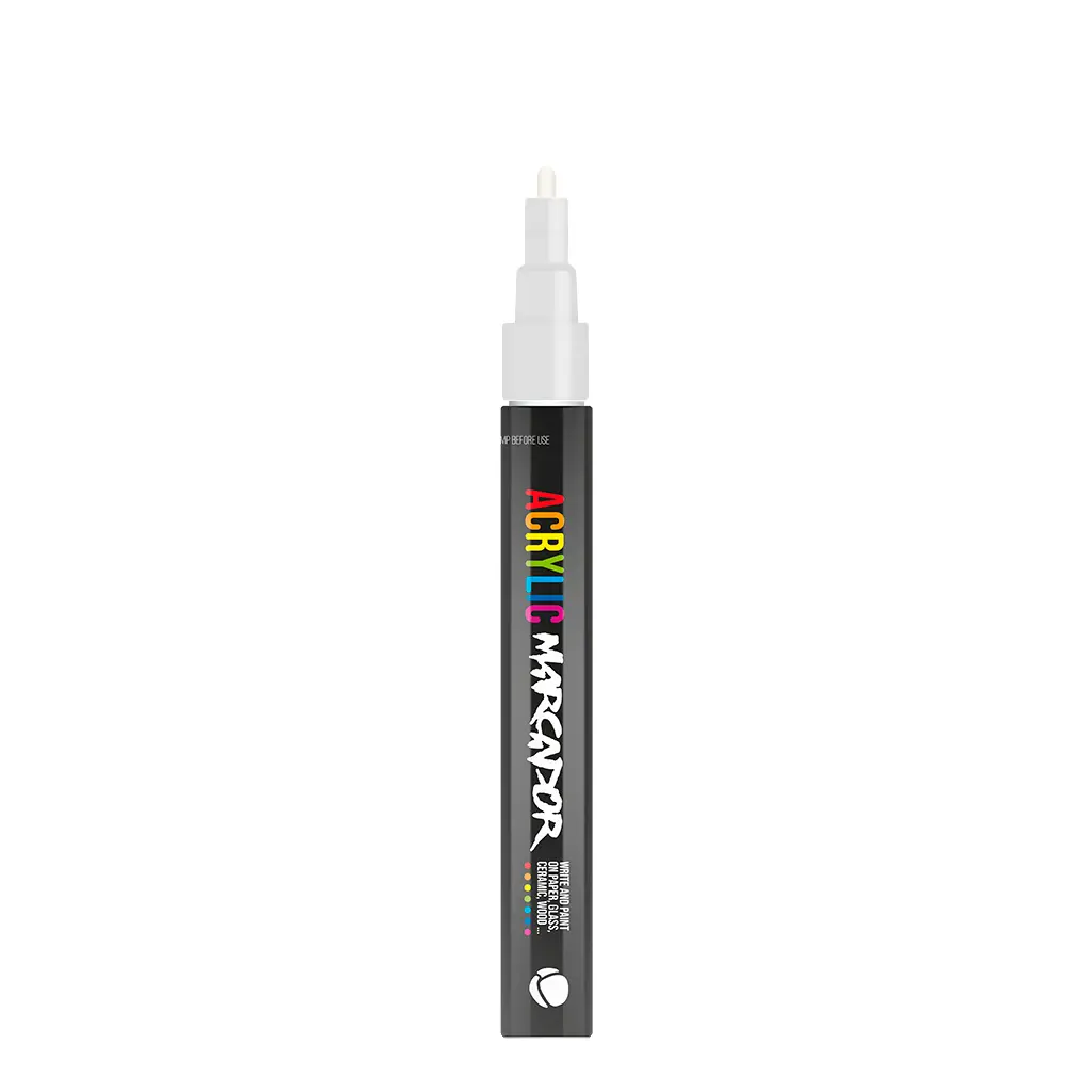 Mtn Acrylic Marcador 1Mm - White 1