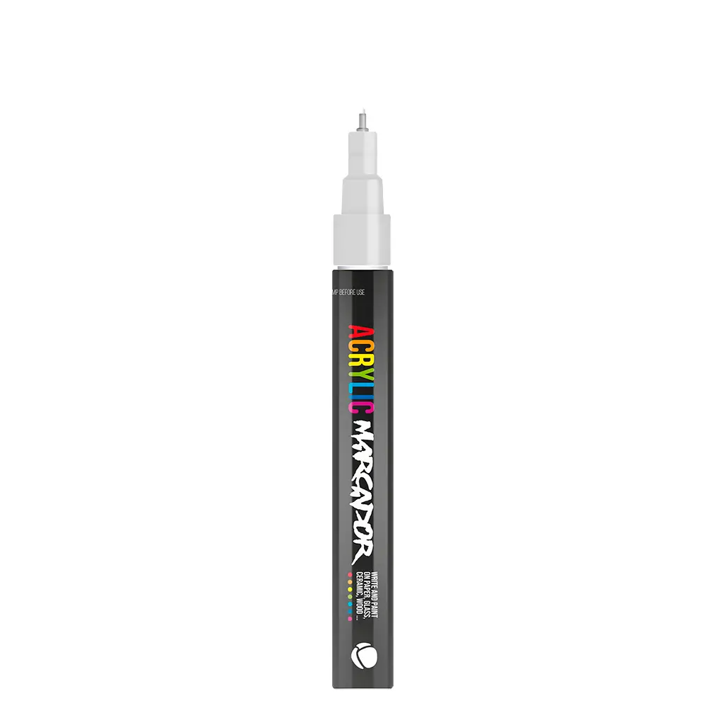 Mtn Acrylic Marcador 0.5Mm - White 1