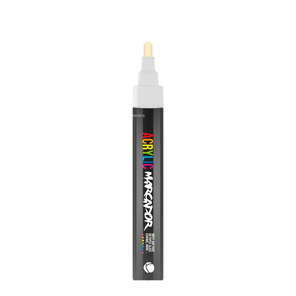 Mtn Acrylic Marcador 2Mm - White 1