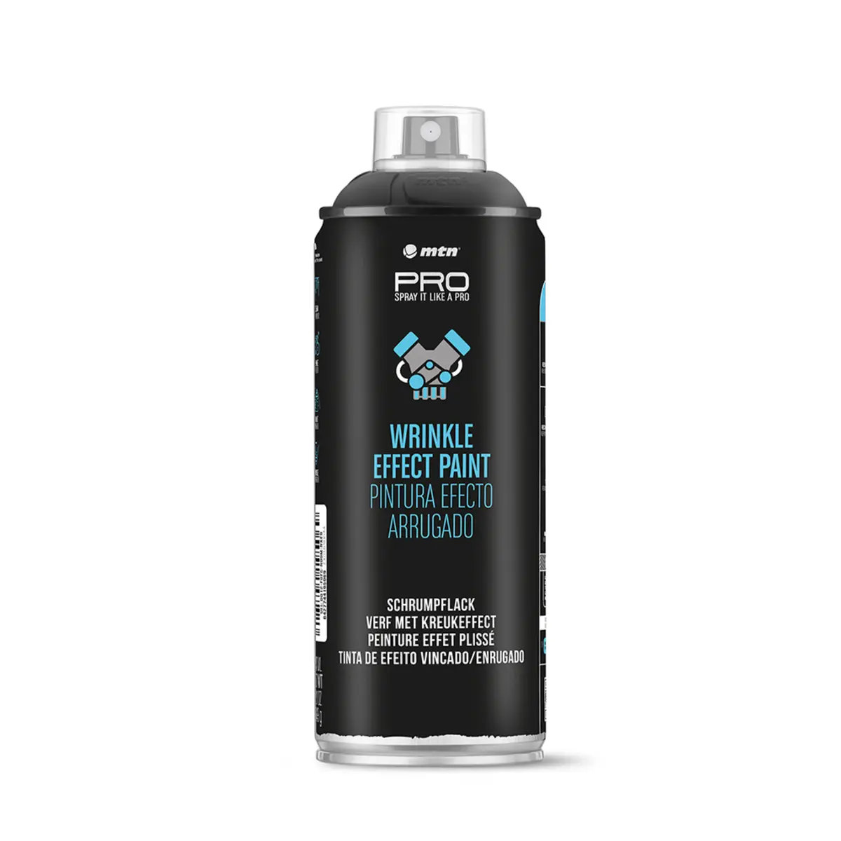 Mtn Pro Wrinkle Finish Paint Black 400Ml 1
