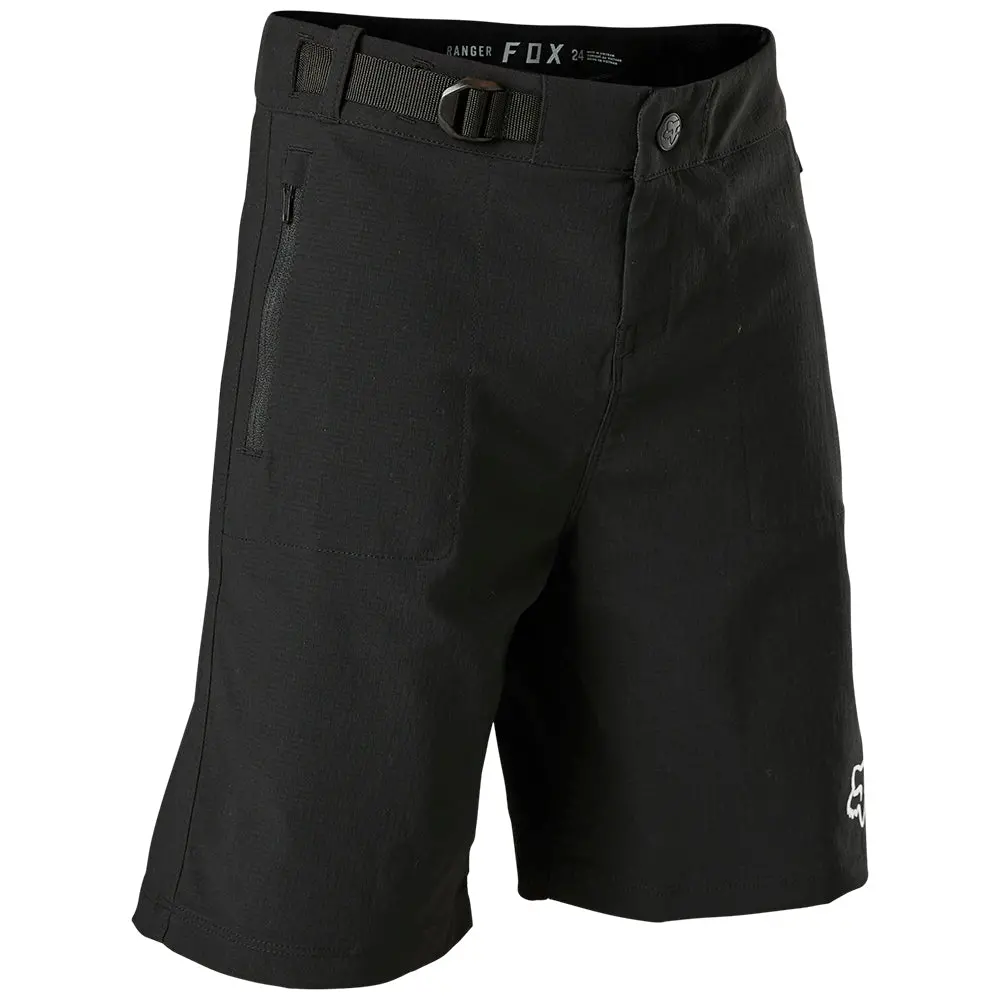 Fox Youth Ranger Shorts With Liner [Black] 1
