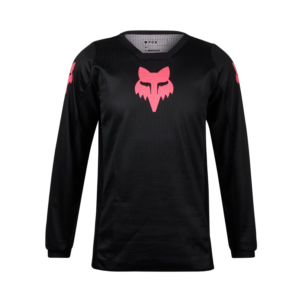 Fox Youth Girls Blackout Jersey [Black/Black] 1
