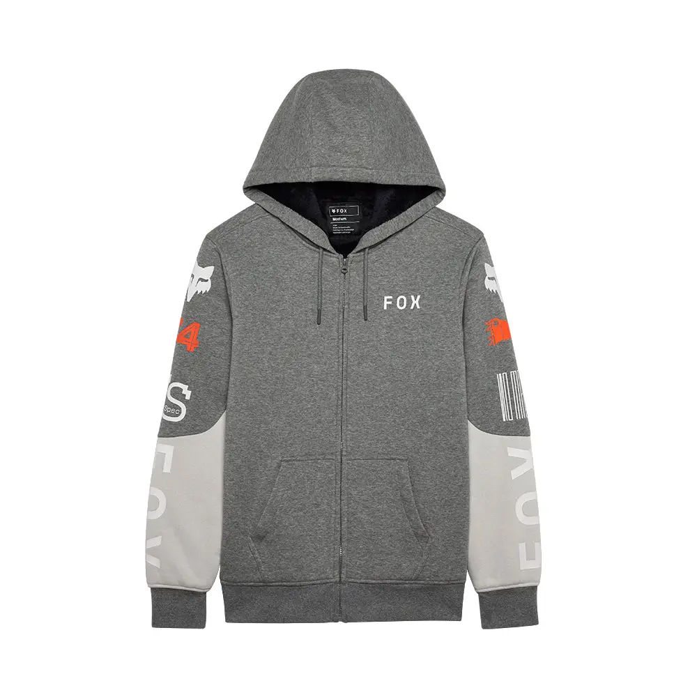 Fox Rs Blocked Sasquatch Fleece Zip Hoody [Light Grey] 1