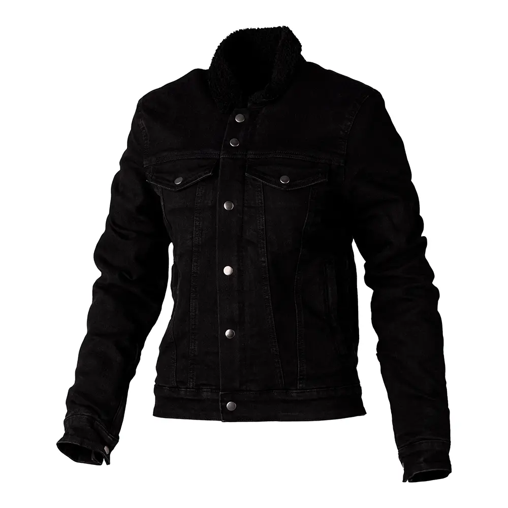 Rst X Kevlar Sherpa Denim Ce Textile Shirt [Black] 1
