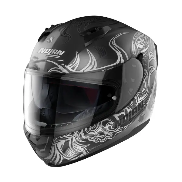Nolan N60-6 Full Face Helmet - Flat Grey/White 1