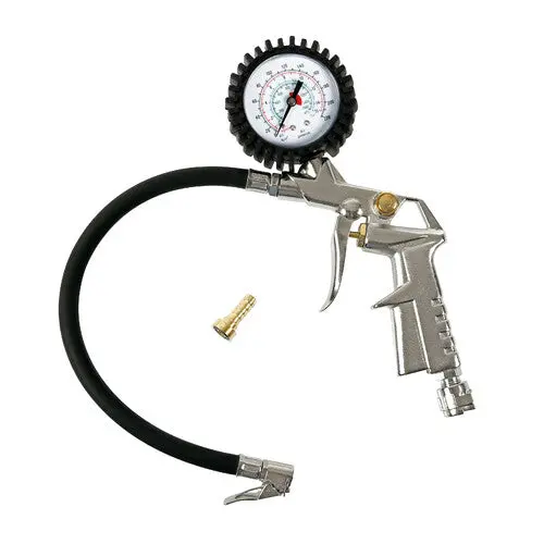 Lampa Heavy Duty Air Inflator Gun With 270 Degree Gauge - Max 15 Bar / 220 Psi 1